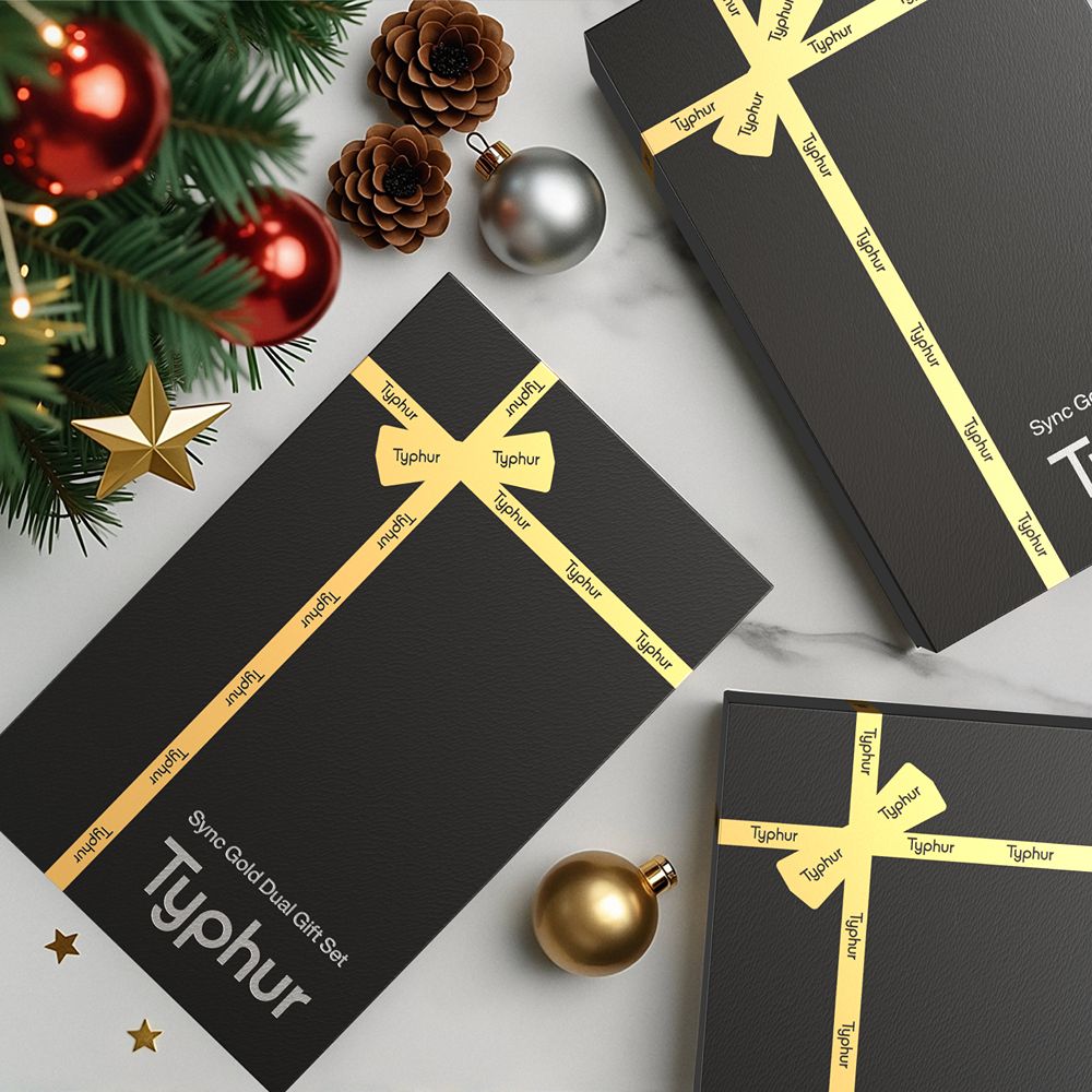 Gold Dual Gift Set Wireless Thermometer