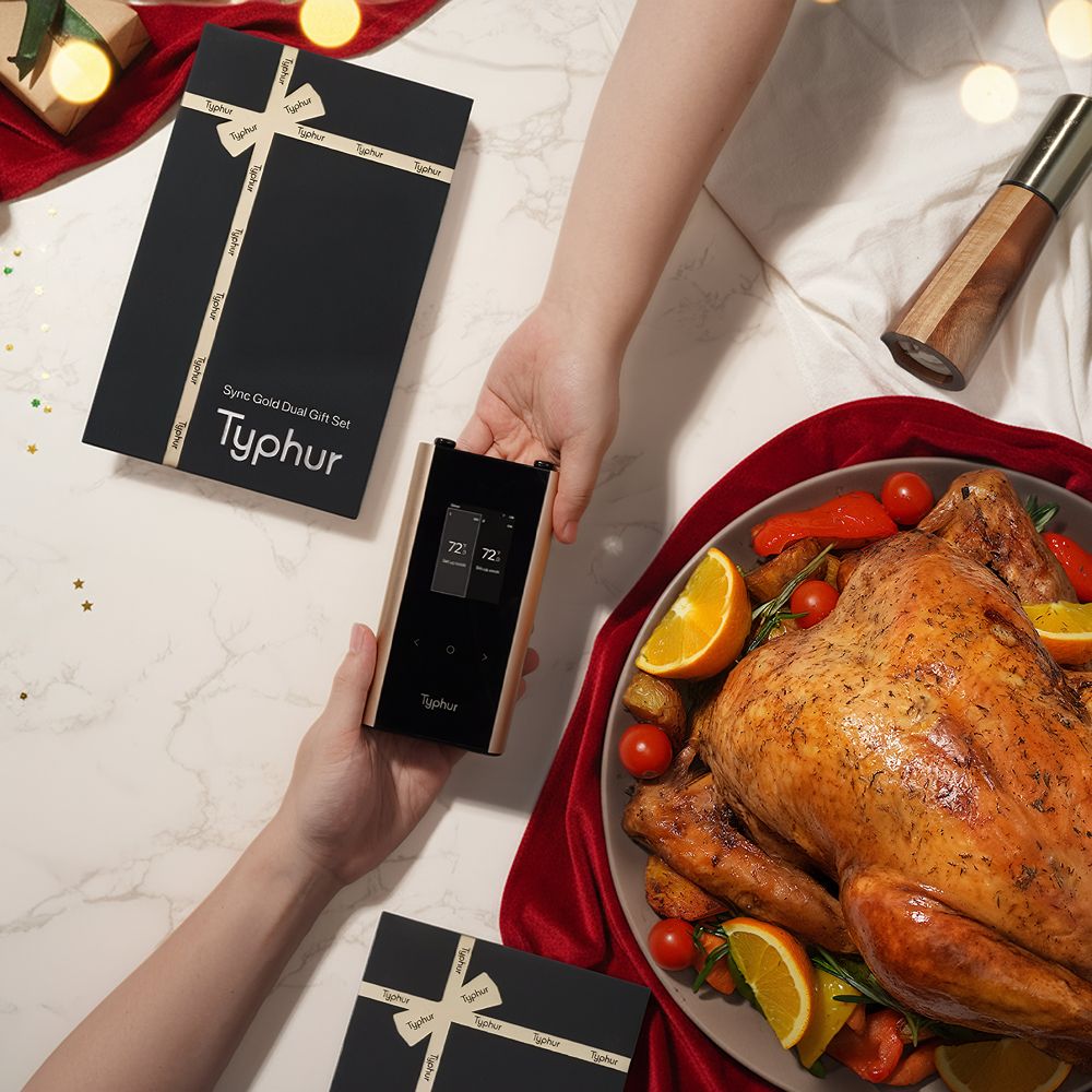 Gold Dual Gift Set Wireless Thermometer